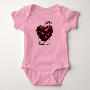 Follow My Heart – Art Vibrant & Moderne Baby Bodysuit