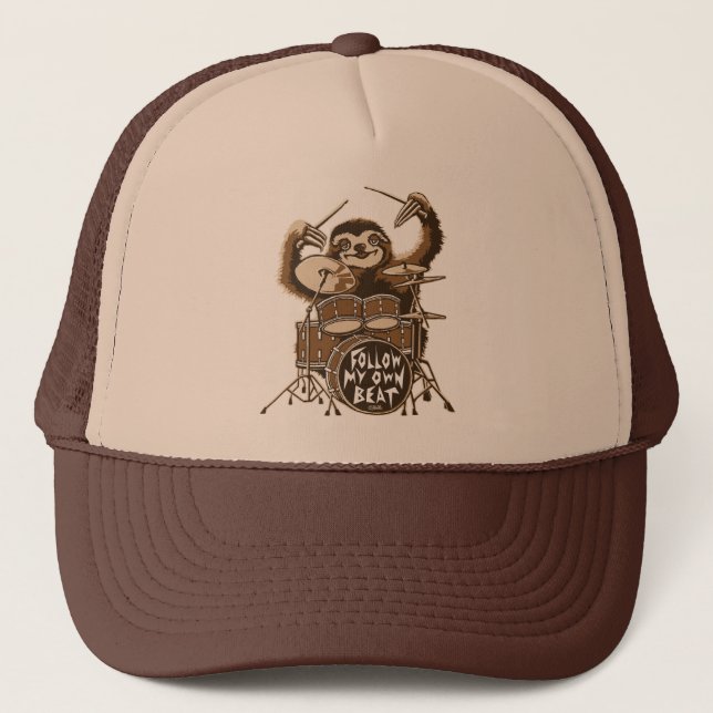 Follow my own beat trucker hat (Front)