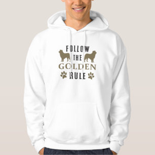 Follow The Golden Rule Retriever Dog Lover Funny Hoodie