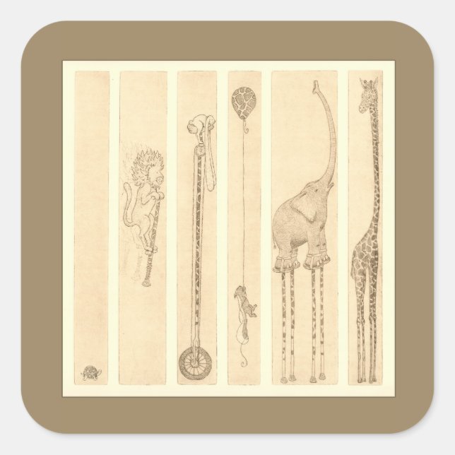 Follow The Leader [giraffe] Stickers (Front)