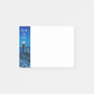 Follow the Light Lighthouse Post-It Notes