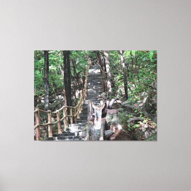 Follow the Mystic Path on a Canvas Print (Front)