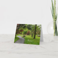 Follow The Path Pano Thank You Card