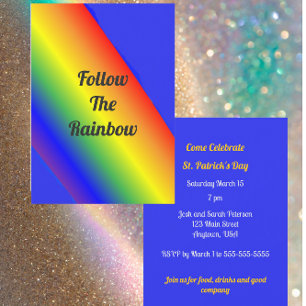 Follow the Rainbow Versatile Invitation