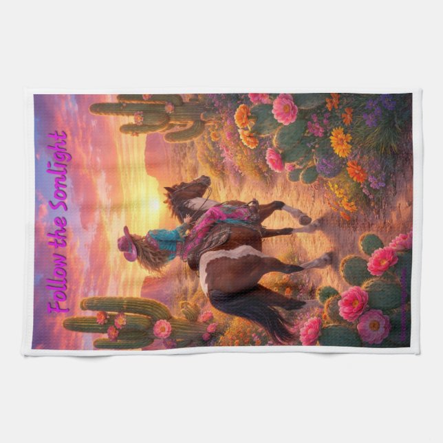 Follow the sonlight kitchen towel (Horizontal)