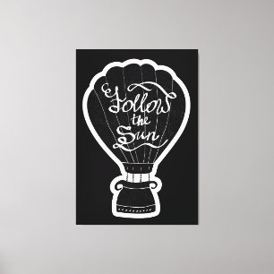 Follow The Sun Canvas Print