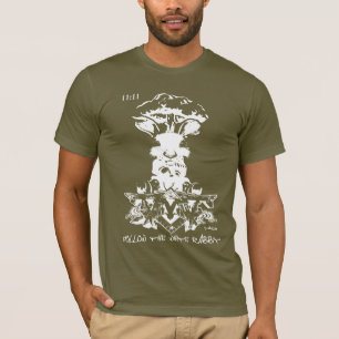 FOLLOW THE WHITE RABBIT 11:11 DMT GRAFFITI T-Shirt