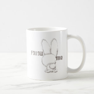 follow the white rabbit coffee mug