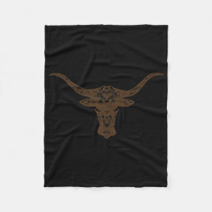 Follow the word not the herd christian cow graphic fleece blanket