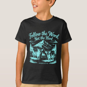 Follow The Word Not The Herd Christian Religion Hi T-Shirt