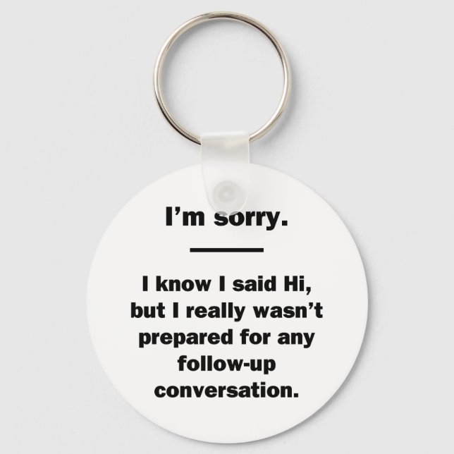 Follow Up Keychain (Front)