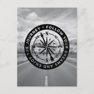 Follow Your Dreams and Enjoy the Journey Postcard