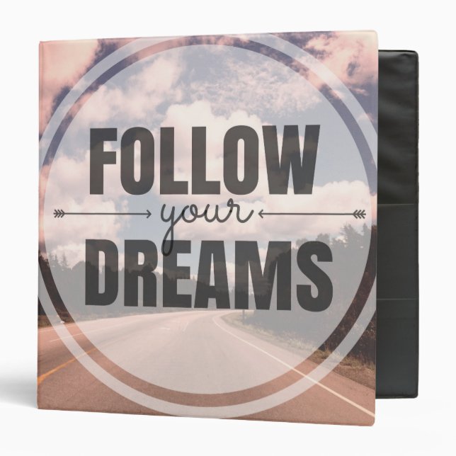 Follow Your Dreams Binder (Front/Inside)