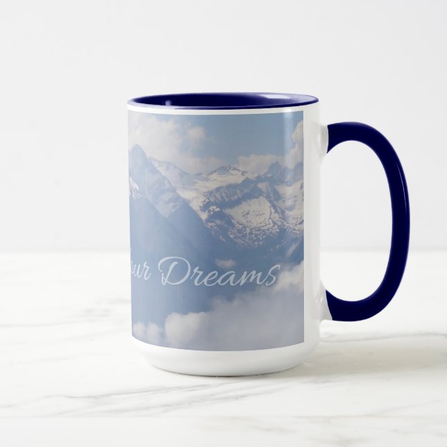 Follow Your Dreams custom mugs - choose style (Right)