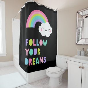Follow Your Dreams Cute Rainbow Cloud