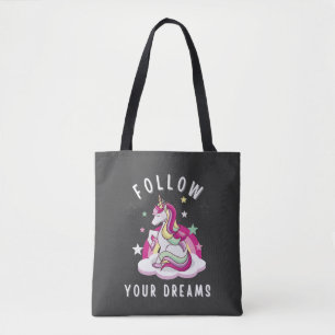Follow Your Dreams My Unicorn Birthday Tote Bag