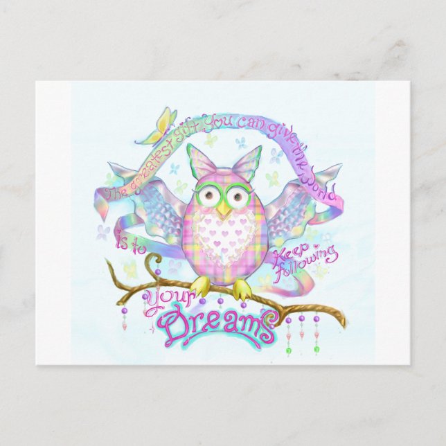 Follow Your Dreams Postcard (Front)