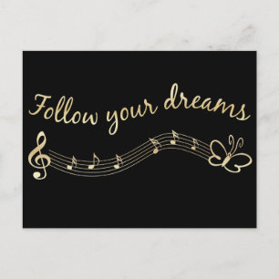 Follow Your Dreams Postcard