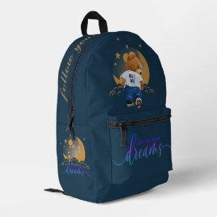 Follow Your Dreams    Printed Backpack