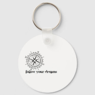 Follow Your Dreams So Beautifully Broken Keychain
