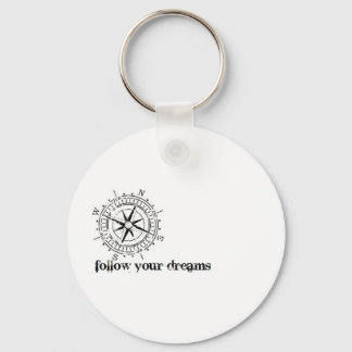 Follow Your Dreams So Beautifully Broken Keychain