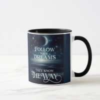 Follow Your Dreams with Earth Moon and Stars