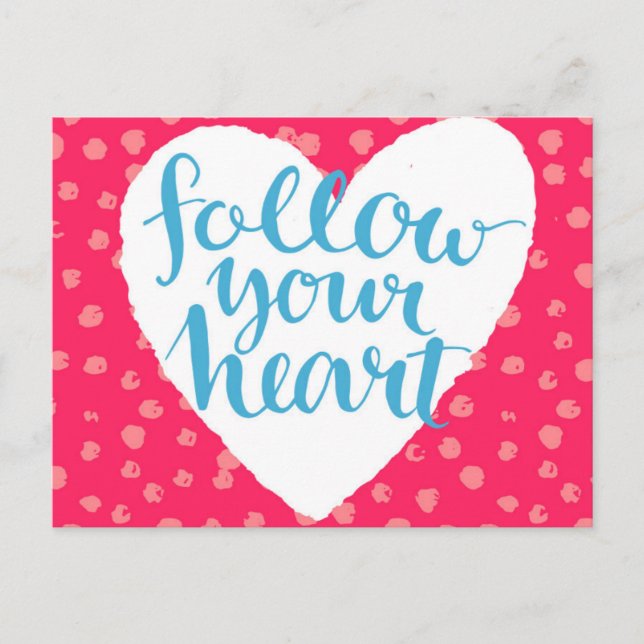 Follow Your Heart 3 Postcard (Front)