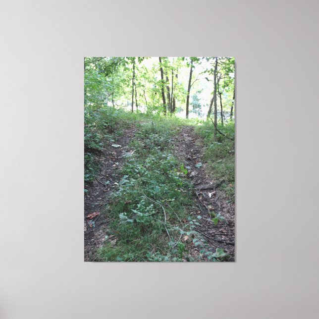 Follow Your Heart Off Road! on a Canvas Print (Front)