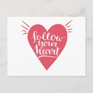 Follow Your Heart Postcard