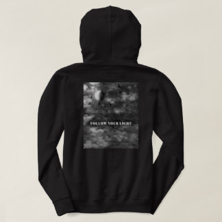 Follow Your Light | Aesthetic Celestial Moon and C Hoodie