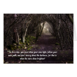 Follow Your Own Path card