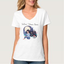 Follow Your Stars Celestial Woman Art Print | Moon