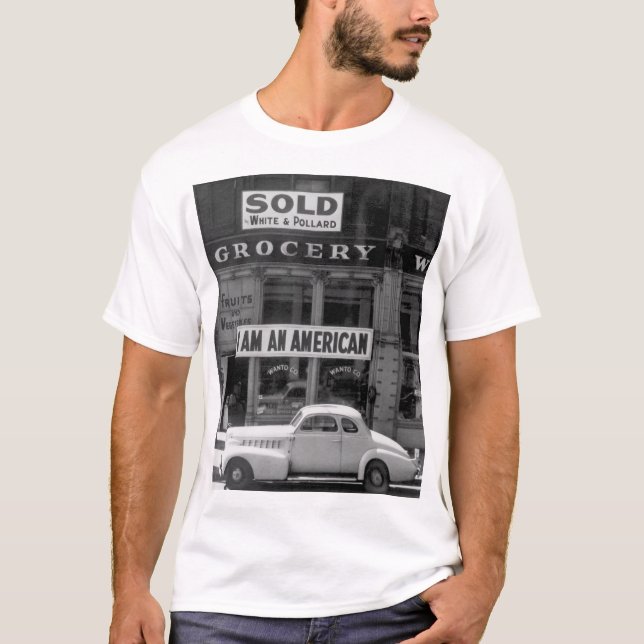 Following evacuation orders, this_War image T-Shirt (Front)