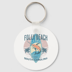 Folly Beach _2 Keychain