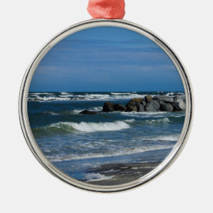 Folly Beach Atlantic Metal Ornament