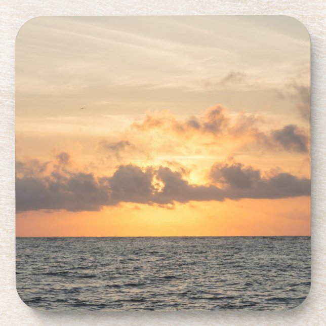 Folly Beach Morning Coaster (Front)