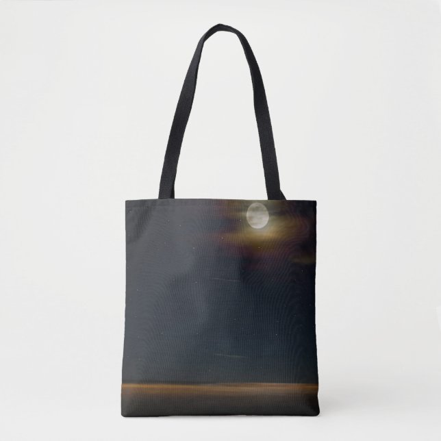 Folly Beach Night Tote Bag (Front)