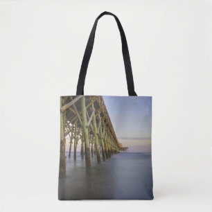 Folly Beach Pier Beauty Tote Bag