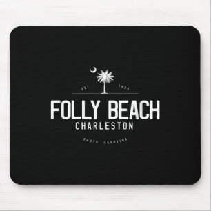 Folly Beach South Carolina Surfing Mouse Pad