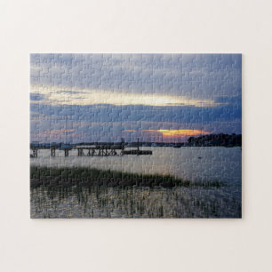 Folly Harbour Sunset Jigsaw Puzzle