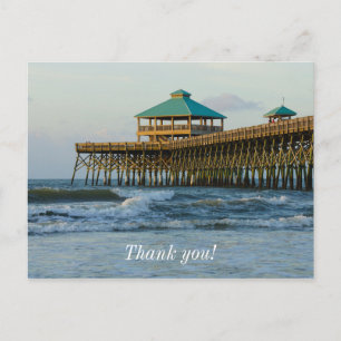 Folly Pier Morning Postcard