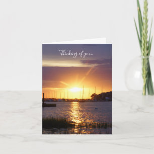Folly River Sunrays Thinking Of You Card