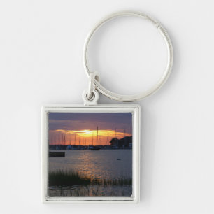 Folly River Sunset Keychain