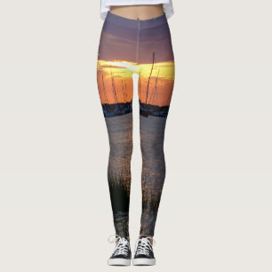 Folly River Sunset Leggings