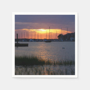 Folly River Sunset Napkin