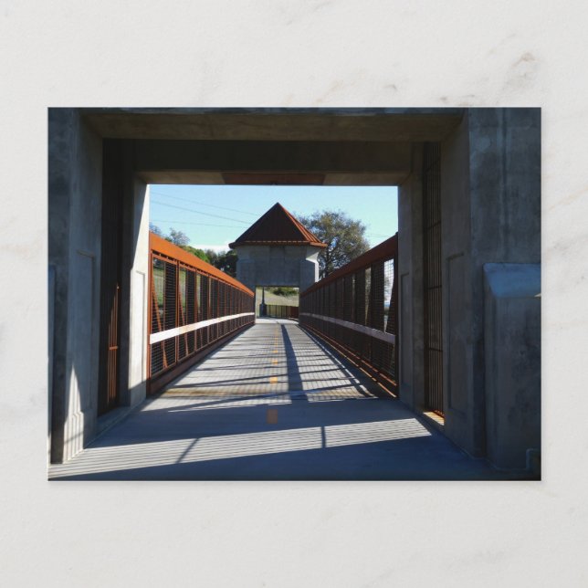 Folsom Icon: Johnny Cash Trail Bridge Postcard (Front)