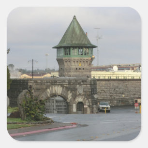 Folsom Prison Main (East) Gate Square Sticker