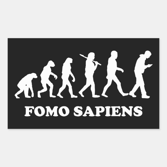 Fomo Sapiens Sticker (Front)