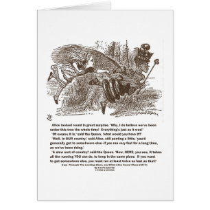 Fonctionnement rouge de la Reine d'Alice à rester