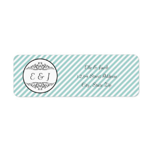 Fond Blanc Rayures Bleu Clair - Adresse de l'expéd